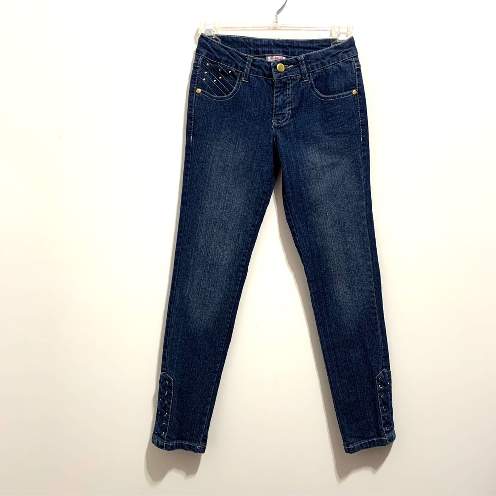 ID Tags Girl’s Skinny Denim Blue Jeans